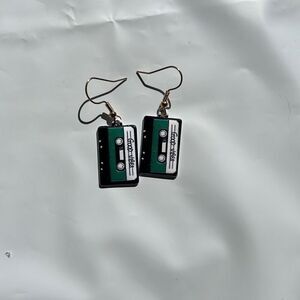 “Good Vibes” Cassette Tape Earrings